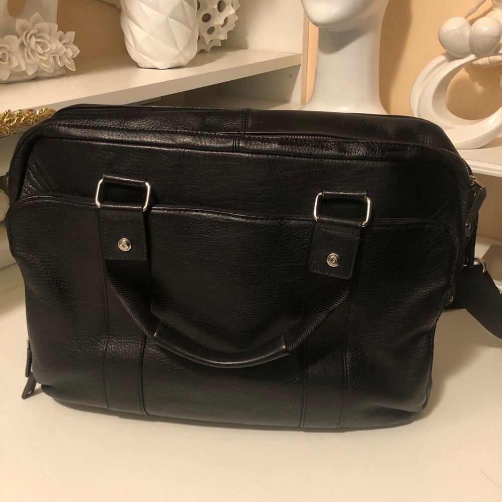 Hugo Bosca Italian pire leather laptop office bags_3